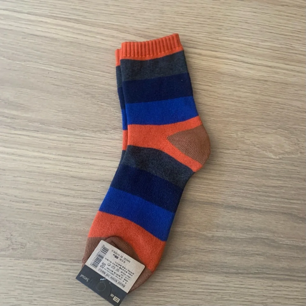 striped thick socks from Korea